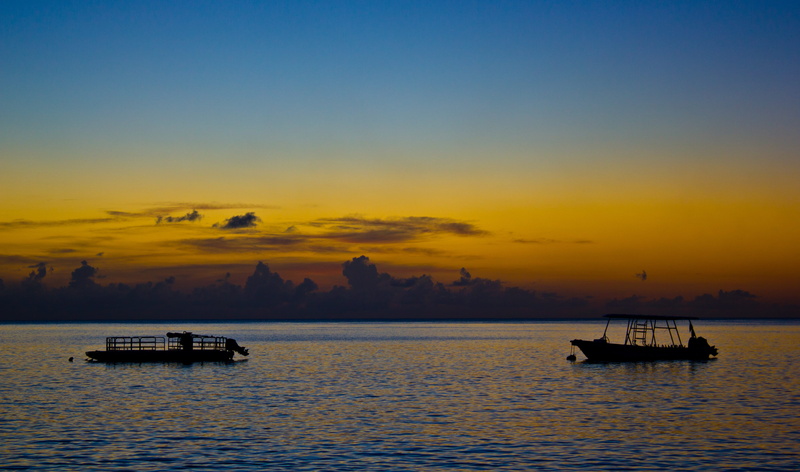 water, idyllic, tranquility, waterfront, tranquil scene, sunset, sailboat, scenics - nature, beach, caribbean, non-urban scene, no people, transportation