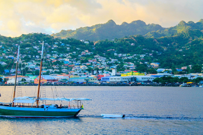 water, outdoors, sunset, 2K, travel, sea, sky, transportation, nature, nautical vessel, waterfront, built structure, day, saint vincent and the grenadines