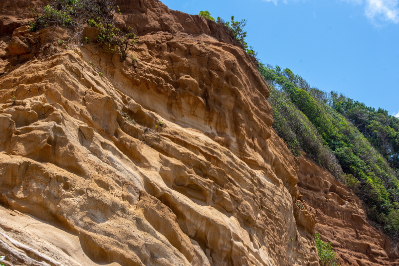 tranquil scene, arid climate, climate, low angle view, land, scenics - nature, tranquility, cliff, soil, 5K, mountain, no people, solid, day, geology
