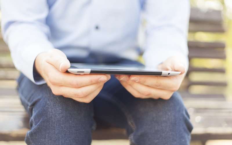 screen, human hand, sitting, teenager, internet, wireless technology, technology, mobile phone, hands, computer network, communication, tablet, connection