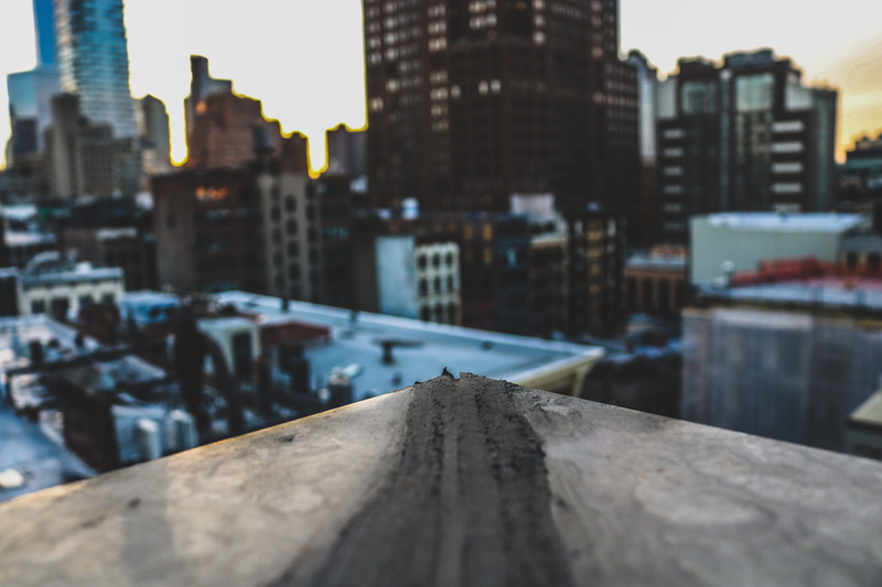 blurred background, tall - high, financial district, building exterior, closeup, building, nature, city, skyscraper, day, pavement, daylight, sky, focus on foreground