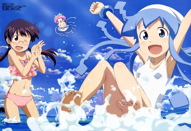 Squid Girl, Ika Musume, 1080P, Anime