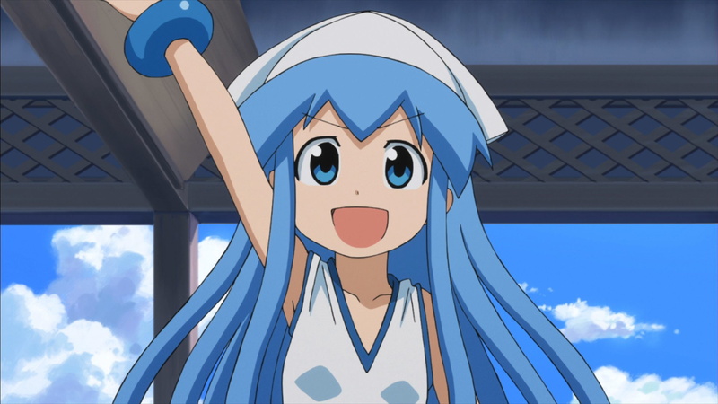 1080P, Anime, Squid Girl, Ika Musume