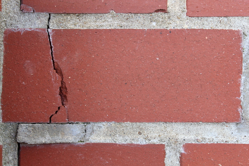 rough, day, stone, built structure, brick wall, masonry, fracture, no people, outdoors, brick, architecture, separation, cement, textured, pattern, wall - building feature