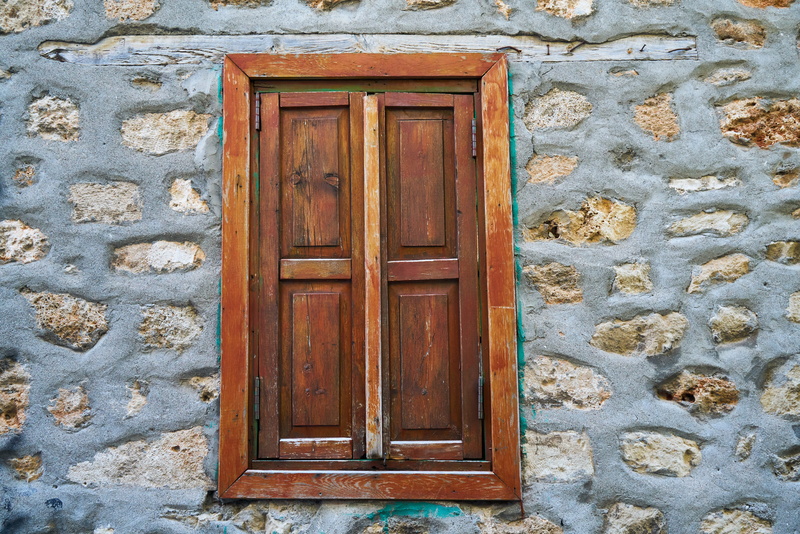 residential district, pattern, stone wall, macro, safety, wall - building feature, wood - material, day, stone, 8K, window, old, close, home, outdoors