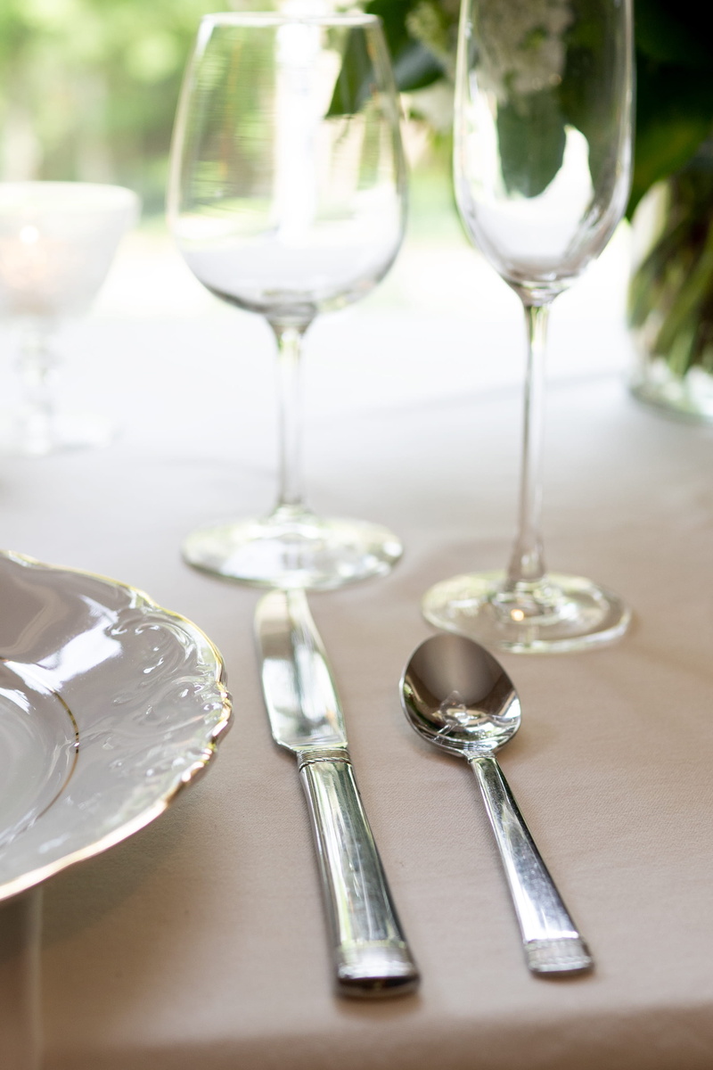 food and drink, table, knife, cutlery, setting, wineglass, table set-up, kitchen utensil, spoon, silver, dining, food, focus on foreground, indoors, refreshment