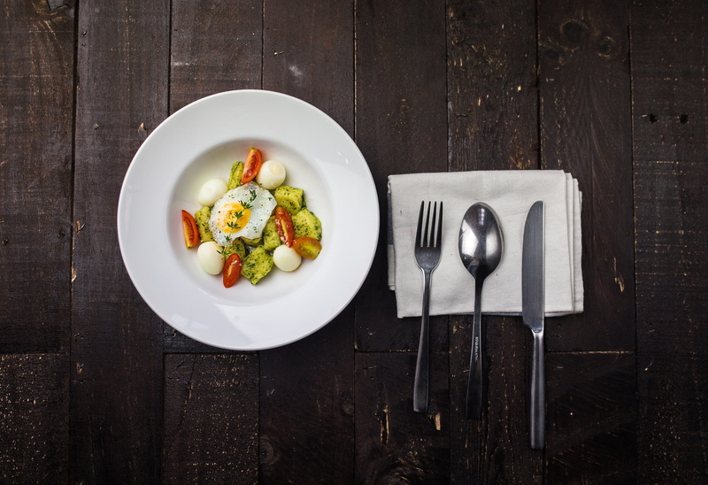 high angle view, round, indoors, vegetable, linen, greens, beside, fried, wooden, freshness, lunch, top, vegetarian food, wood - material, healthy eating