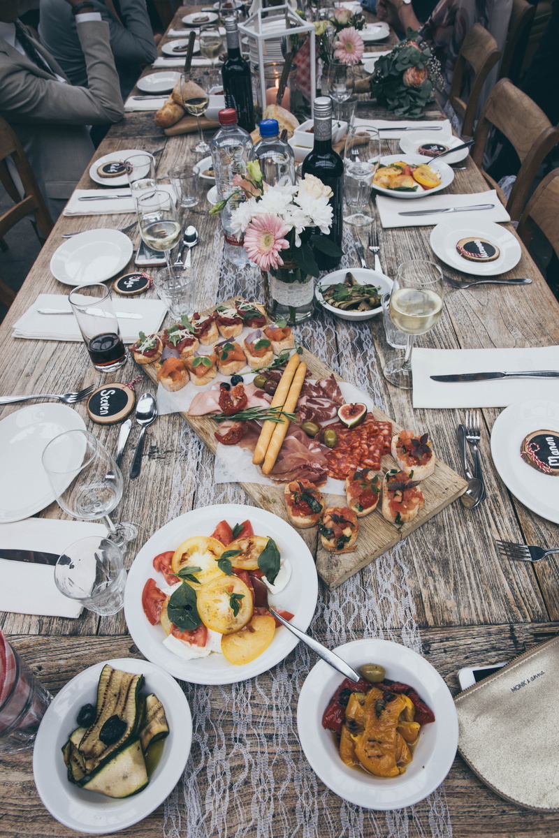 vase, appetizer, crockery, cheese, dish, celebration, assorted, plate, pepperoni, food, elegance, dining, outdoors, restaurant, wine, lunch, decoration