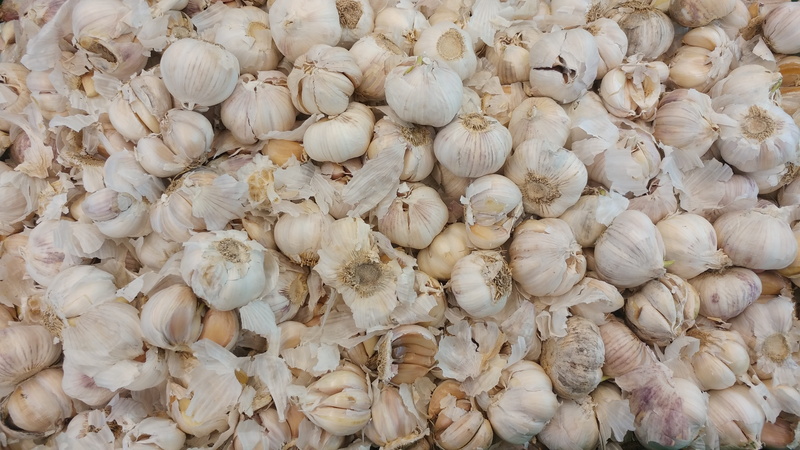 abundance, nature, freshness, for sale, garlic clove, consumerism, batch, food and drink, large group of objects, still life, 5K, ingredient, market, vegetable