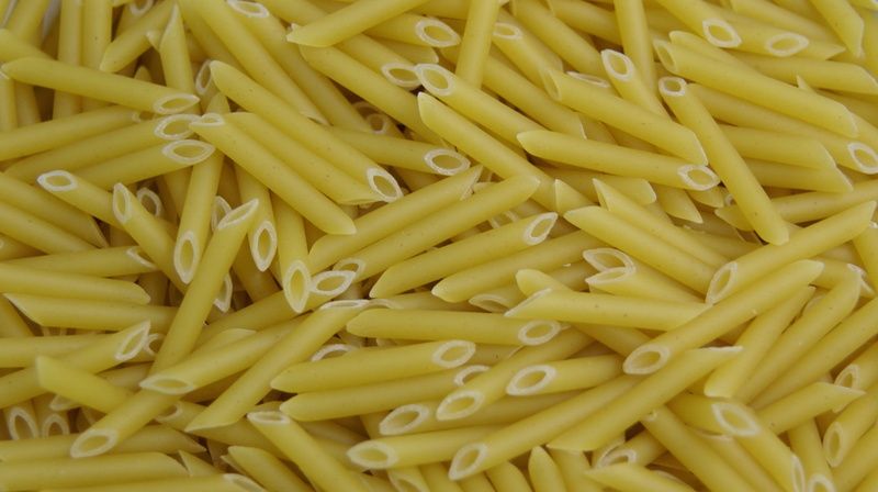 eat, wellbeing, heap, penne, still life, food and drink, healthy eating, abundance, no people, italian food, pasta, backgrounds, freshness, yellow, high angle view