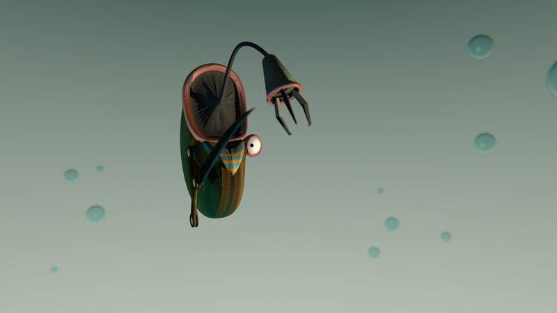 joke, blender render, 3dart, 8K, nanobot, blender3d