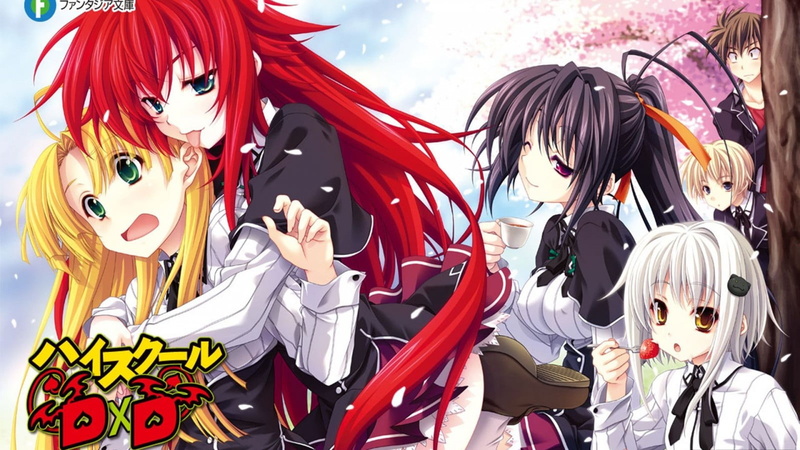 Himejima Akeno, High School DxD, Asia Argento, Gremory Rias, tease, Toujou Koneko, 720P