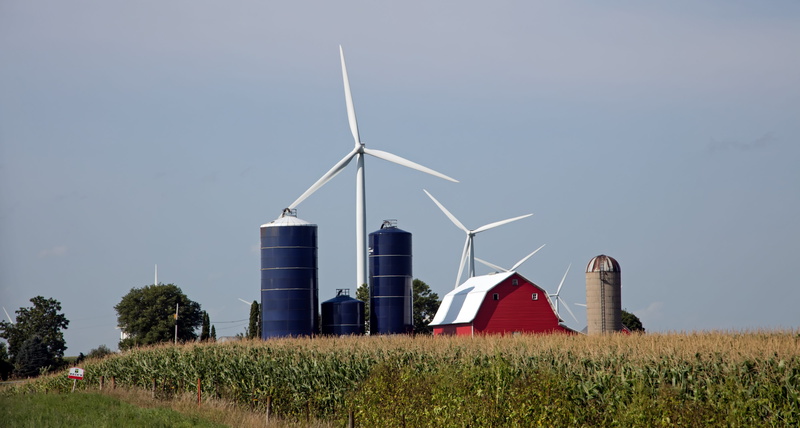 environmental conservation, clouds, field, panorama, fuel and power generation, america, environmental issues, turbine, wind turbines, power in nature