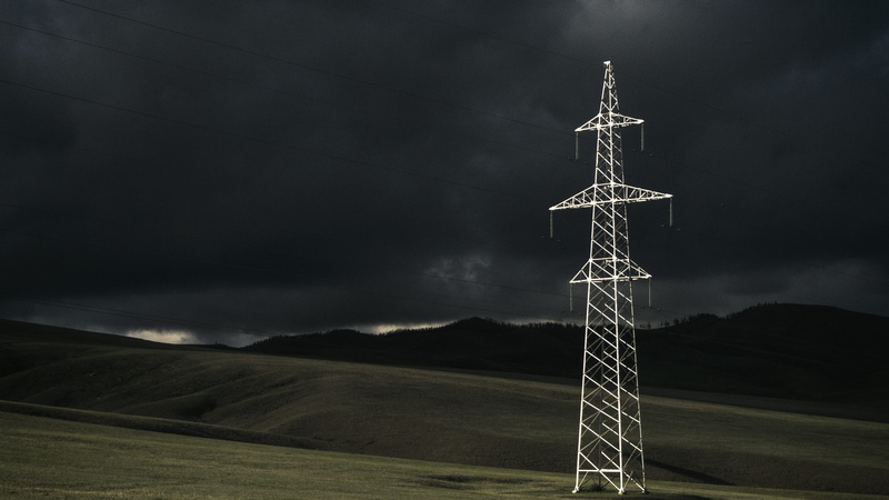 overcast, rural scene, no people, storm, land, alternative energy, post, technology, cloud, non-urban scene, night, cloud - sky, fuel and power generation