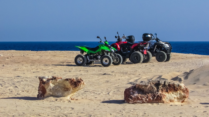clear sky, off-road, four-wheeler, summer, cyprus, 4x4, adventure, sport, sand, motorcycle, outdoors, beach, 4K, dirt, crash helmet, quad bike, horizon