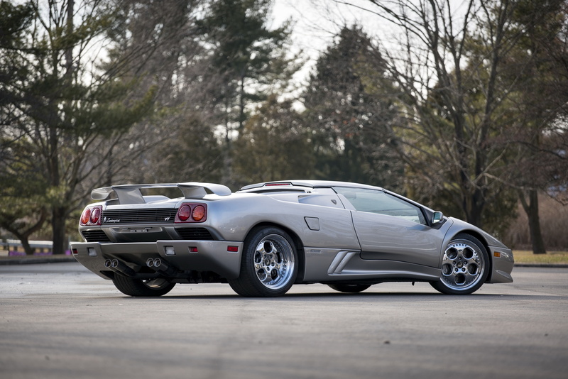 cars, diablo, supercars, roadster, silver, (vt, 1999, 4K, lamborghini