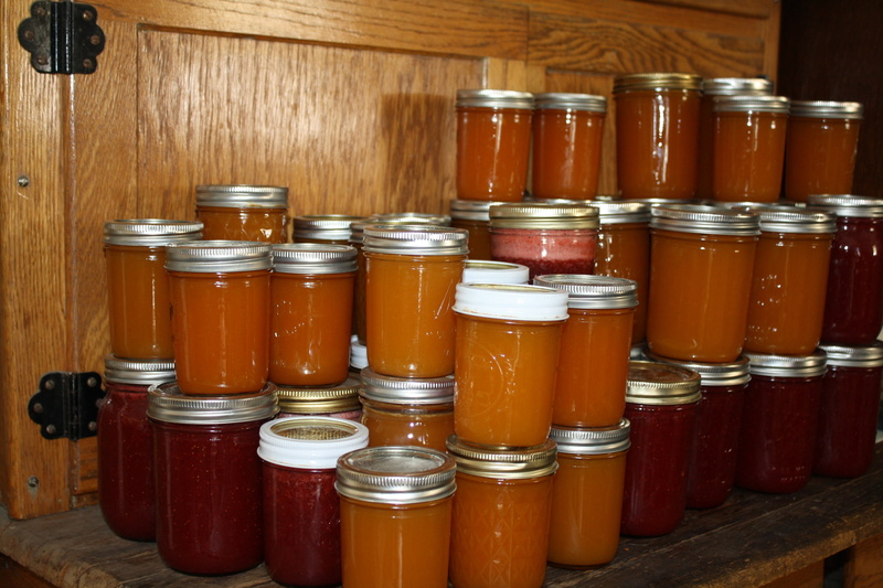 countertop, food and drink, still life, choice, freshness, container, arrangement, homemade, indoors, jelly, bottle, traditional, marmalade, close-up, preserve