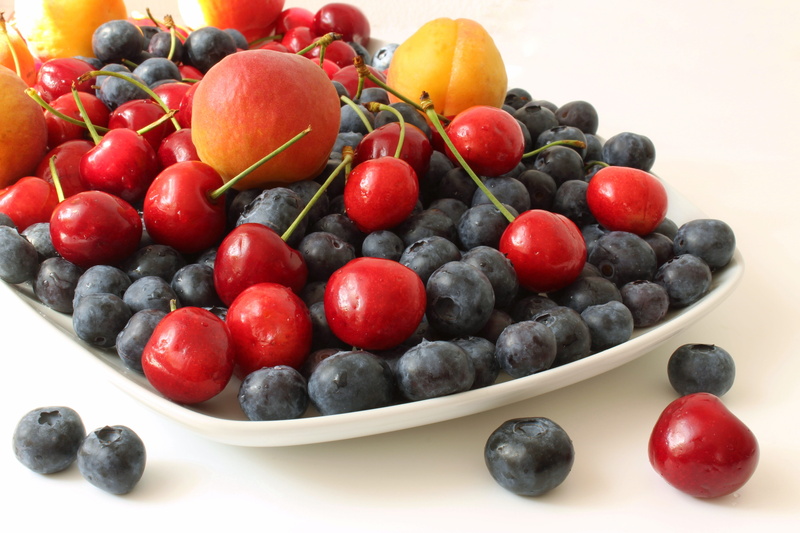 large group of objects, food, cookbook, plate, cherry, nutrition, boil down, studio shot, still life, fruit, diet, no people, 5K, remove, berry fruit