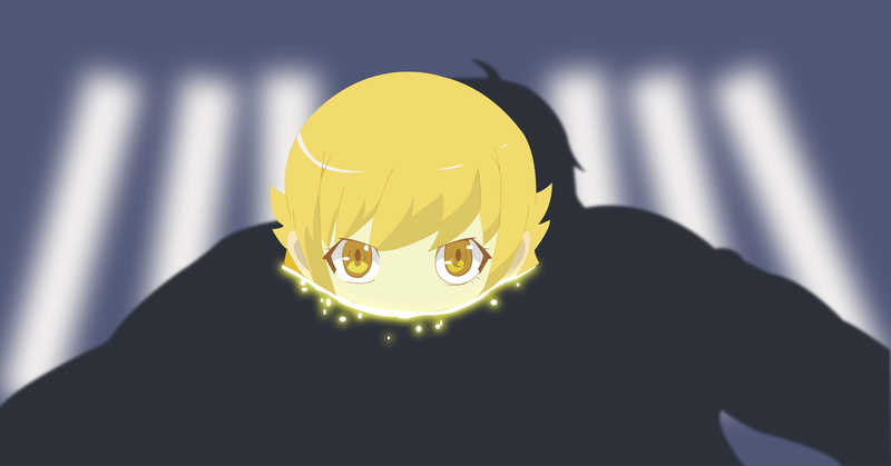 anime, illuminated, indoors, men, Oshino Shinobu, real people, hat, obscured face, sunlight, mask - disguise, helmet, lighting equipment, wall - building feature