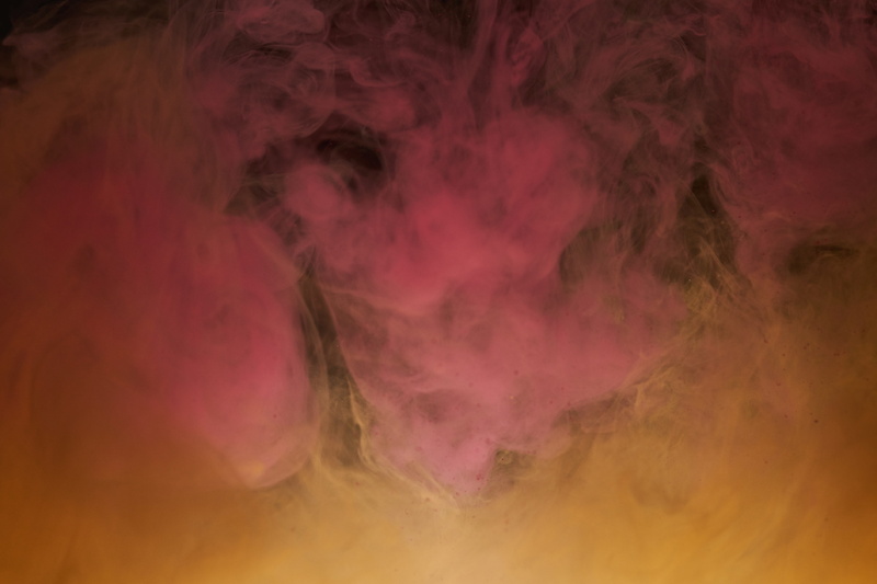 indoors, backgrounds, painting, liquid, stain, mystery, creativity, pink, dark, cloud - sky, color, macro, pink color, nature, watercolor, red, abstract