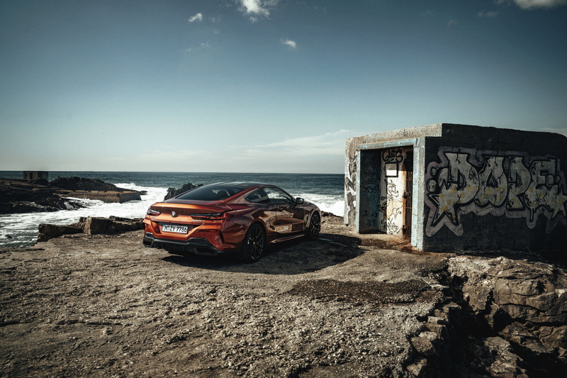 BMW, Coupe, 4K, 2018, shore, dark orange, the toilet, G15, 8-Series, Eight, M850i xDrive