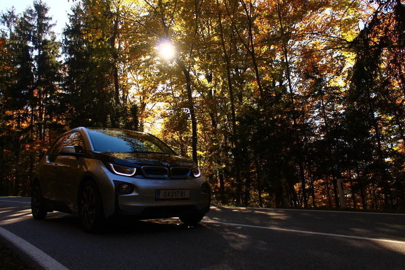 autumnal, alternative, street, eco, clean, rechargeable, change, automobile, city, road, plant, ecological, no people, drive, green, sunlight, electric