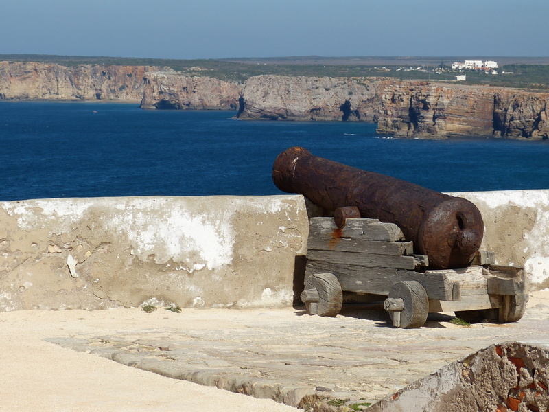 the past, portugal, booked, famous Place, nature, fortress, cliff, sunlight, recovery, weapon, rusty, water, architecture, military, outdoors, 4K, outlook