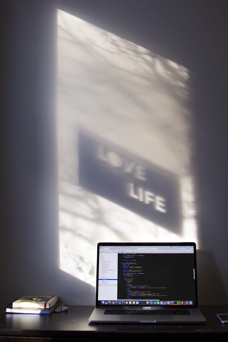 shadow, code, 5K, canada, indoors, nature, artsy, wireless technology, macbook, cloud - sky, office, computer, love life, table, php, notebooks, western script