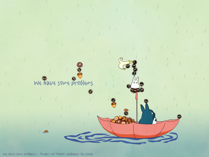 occupation, nature, rain, float, my neighbor Totoro, activity, travel, acorns, transportation, sitting, totoro, digital composite, beach, outdoors, clipart