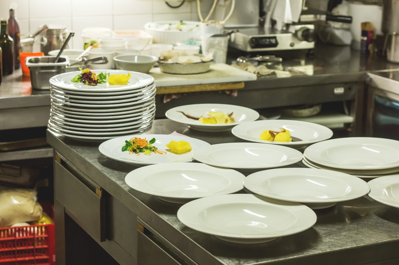 freshness, healthy eating, commercial kitchen, serve, close-up, cheese, still life, arrangement, preparation, food and drink, high angle view, indoors