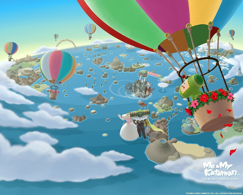 adventure, hot air balloon, day, sunlight, sky, celebration, Video Game, outdoors, transportation, balloon, low angle view, decoration, ballooning festival