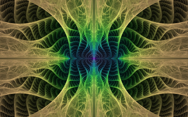 pattern, complexity, digital art, abstract, green color, science, close-up, black background, healthcare and medicine, connection, indoors, gray, digital composite
