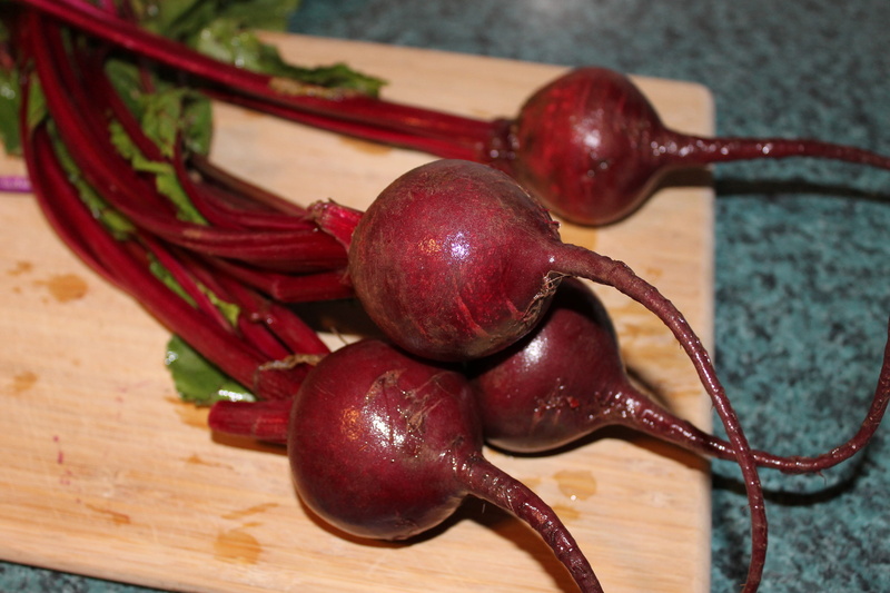 food and drink, food, root vegetable, raw food, fruit, focus on foreground, red, freshness, Produce, cutting board, close-up, common beet, Beets, plant stem