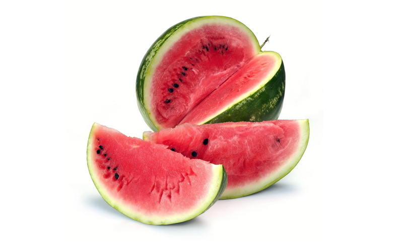 ripe, chunks, berry, watermelon, 4K