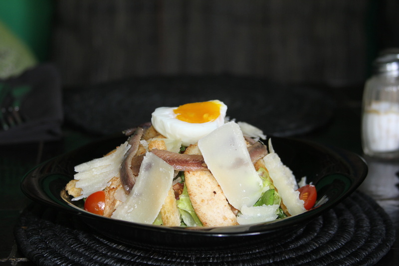japanese food, chicken, plate, kitchen utensil, fried egg, 5K, sunny side up, cherry tomato, egg yolk, seafood, salad green, cherry, wellbeing, crouton