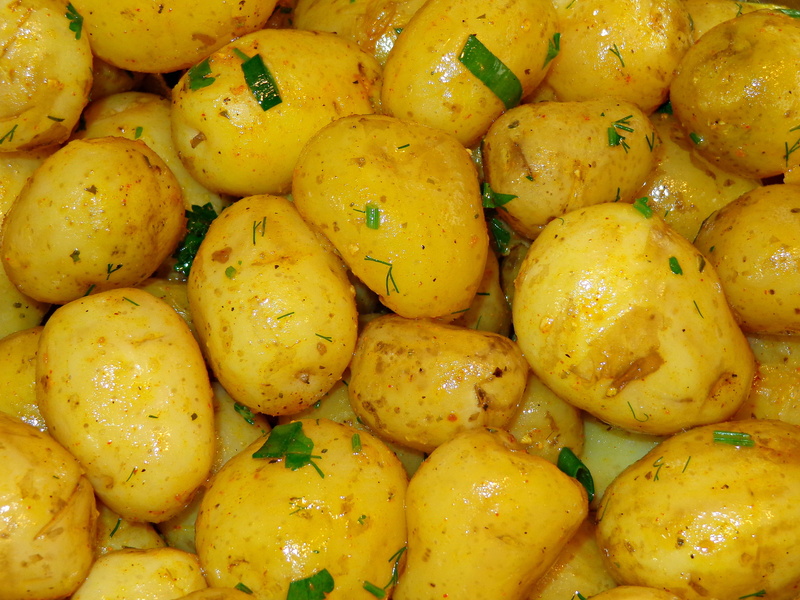 prepared Potato, yellow, dinner, 4K, healthy eating, no people, Fresh, luncheon, closeup, large group of objects, food, healthy, a vegetable, the cultivation of