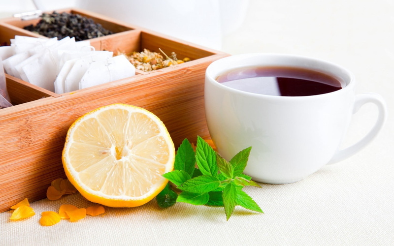 alternative medicine, backgrounds, slice, morning, table, drink, 720P, heat - Temperature, wood - Material, cultures, mint leaf - culinary, medicine, plant part