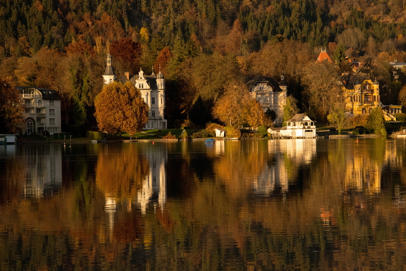 lake, architecture, Reflection, change, tranquility, Wörthersee, kerbl, no people, nautical vessel, nature, outdoors, scenics - nature, Carinthia, place of worship
