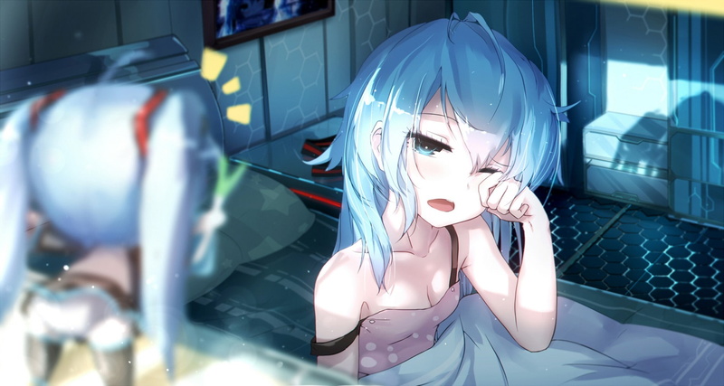 anime, Hatsune Miku, Hachune Miku, Leek, Vocaloid, anime girls, 720P