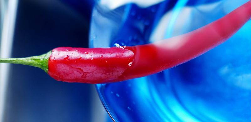 people, chilli pepper, bright, hand, cleaning, chili peppers, food, water, pepper, human hand, blue, drop, freshness, finger, drink, healthy, refreshment
