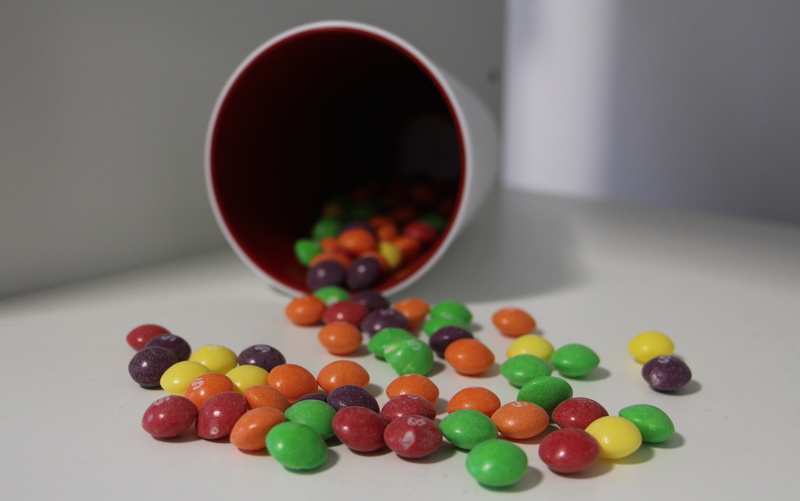 colorful, no people, large group of objects, sphere, choice, 4K, indoors, snack, unhealthy eating, sweetness, food, candy, food and drink, gray background