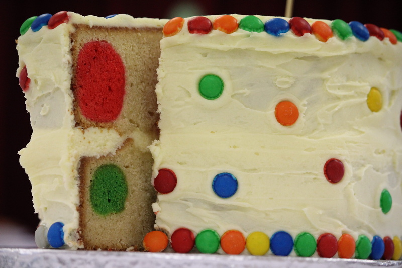 sponge cake, smarties, food and drink, cupcake holder, christmas cake, birthday candles, freshness, treat, icing sugar, still life, close-up, birthday