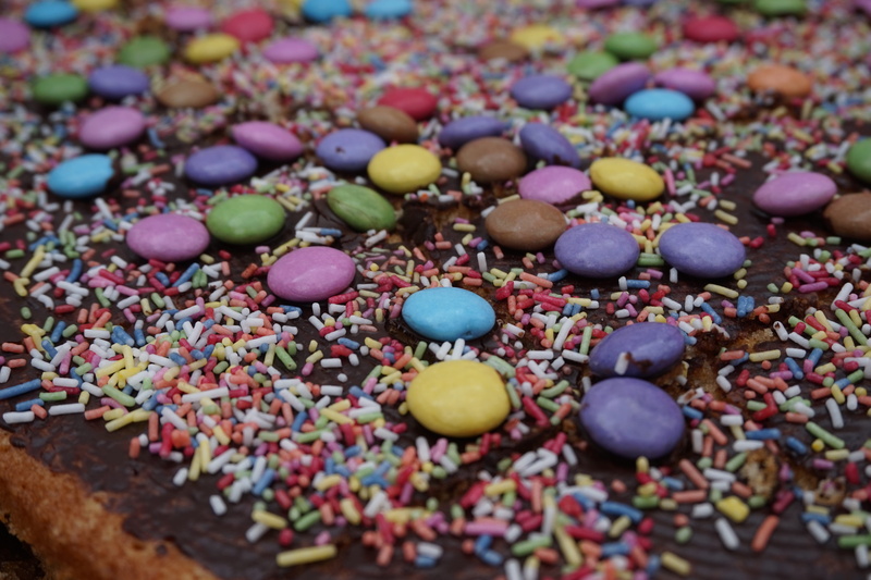 indulgence, high angle view, freshness, sweet food, large group of objects, food and drink, abundance, cake, selective focus, temptation, day, sweet, food