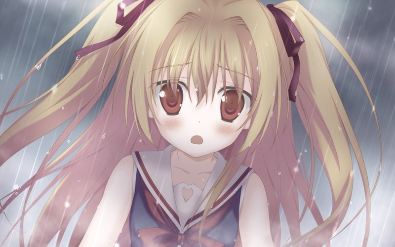 blondes, 1080P, eyes, visual, anime, irotoridori, mouth, sekai, hikari, open, girls, novels, shinku, game, red, ornaments, long, nikaidou, ribbons, hair