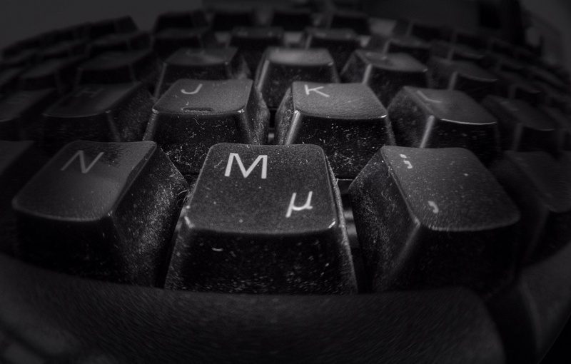 computer key, unsanitary, technology, keyboard, bacteria, indoors, button, letters, computer part, push button, alphabet, computer equipment, unkempt, connection