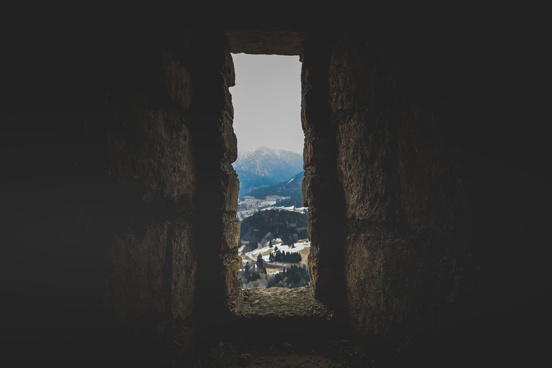 old, day, no people, stone wall, adventure, mountain, old ruin, snow, austria, alps, architecture, wall, the past, view, landscape, 5K, ancient, ehrenberg castle