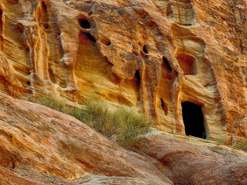 sandstone, rock - object, pattern, no people, solid, formation, non-urban scene, israel, mountains, beauty in nature, daytime, erosion of rocks, formations