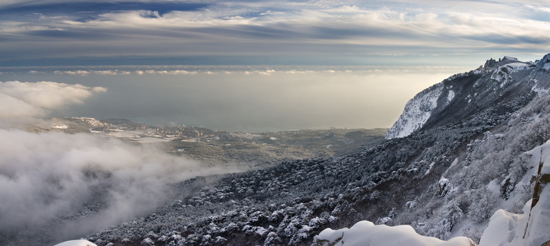 sunset, Slope, outdoors, mountain Peak, snowcapped mountain, Mountain, digital, Mountains, blue, season, panoramic, frozen, rock - Object, white