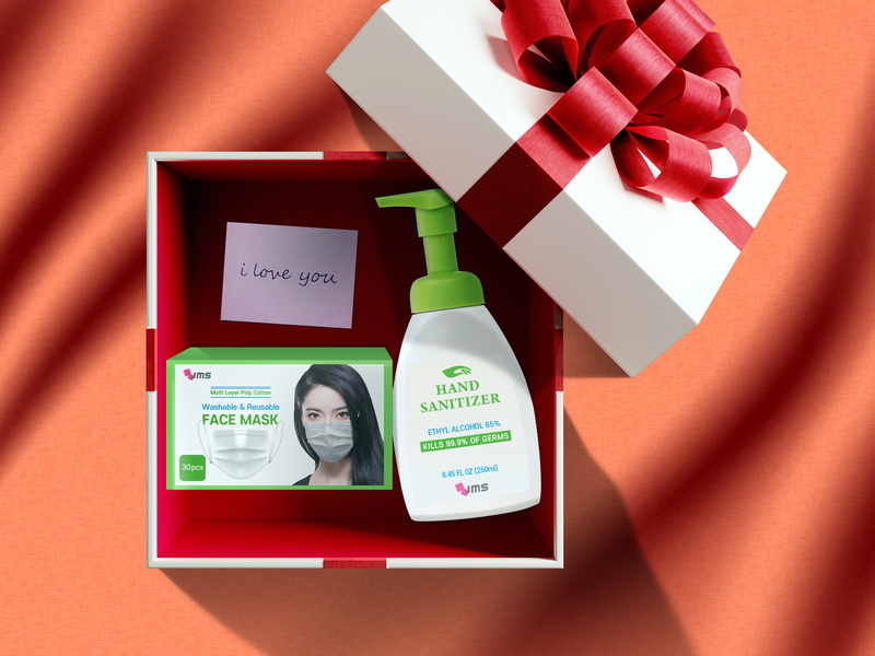 hand sanitizer, gift, 4K, face mask