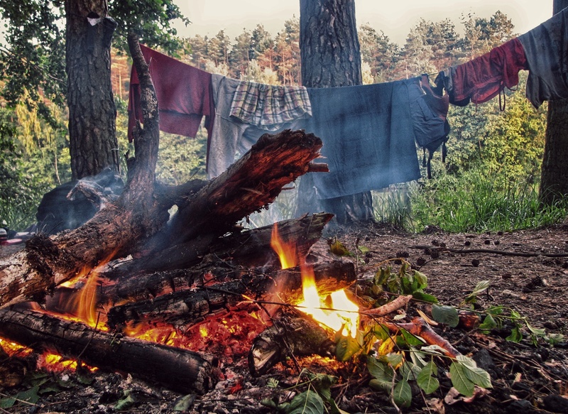 motion, camping trip, censer, tourism, clothes, camping, fire - Natural Phenomenon, wandering, plant, bonfire, an outbreak of, smoke - physical structure